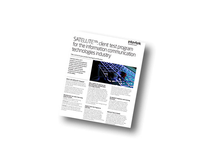 SATELLITE: Client Test Program for ICT Equipment | Fact Sheet