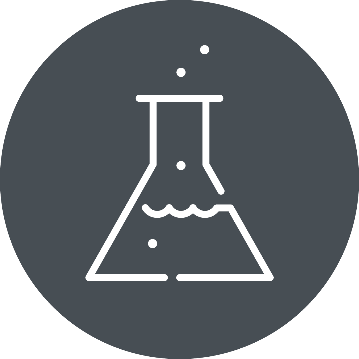Illustration of a laboratory flask