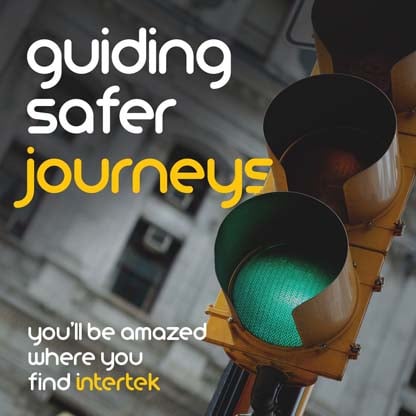 A traffic signal with the green light illuminated